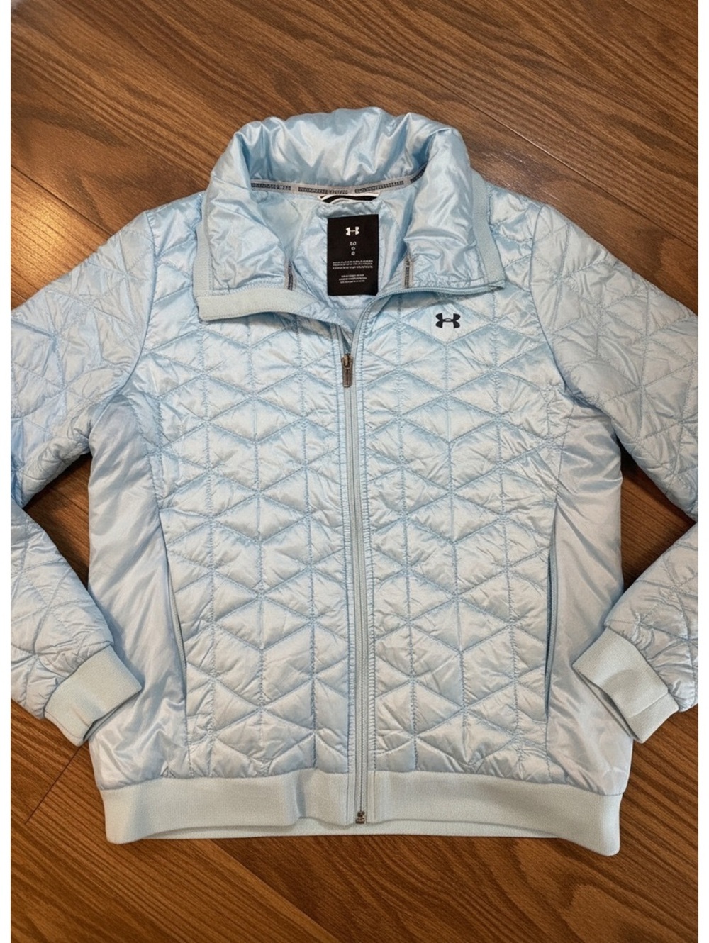 Under Armour Light Blue Quilted Jacket Large